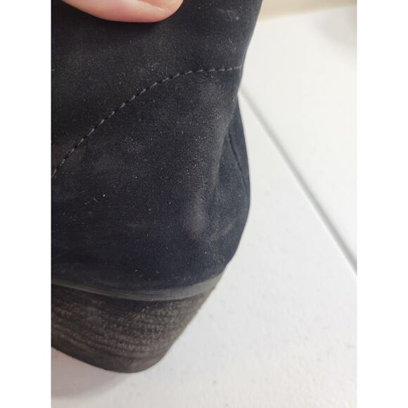 Blondo Valli B4935 Black Suede Waterproof Side Zip Ankle Booties Women's Size 9M - Picture 4 of 12